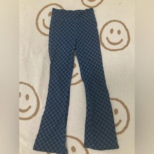 GAP Checkered Flare Leggings